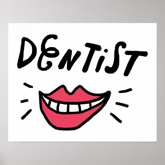 Dentist Smile Poster (Voorkant)