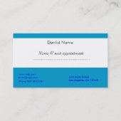 Dentist Smile Typography Appointment Afsprakenkaartje (Achterkant)