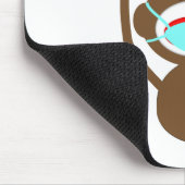 Dentist Sock Monkey-Shirten en Gifts-Schattig Muismat (Hoek)