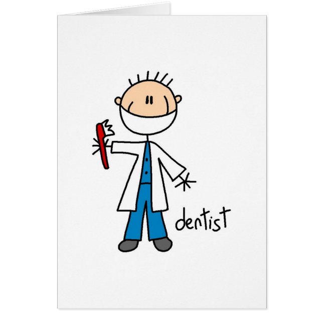 Dentist Stick Figuur (Voorkant)