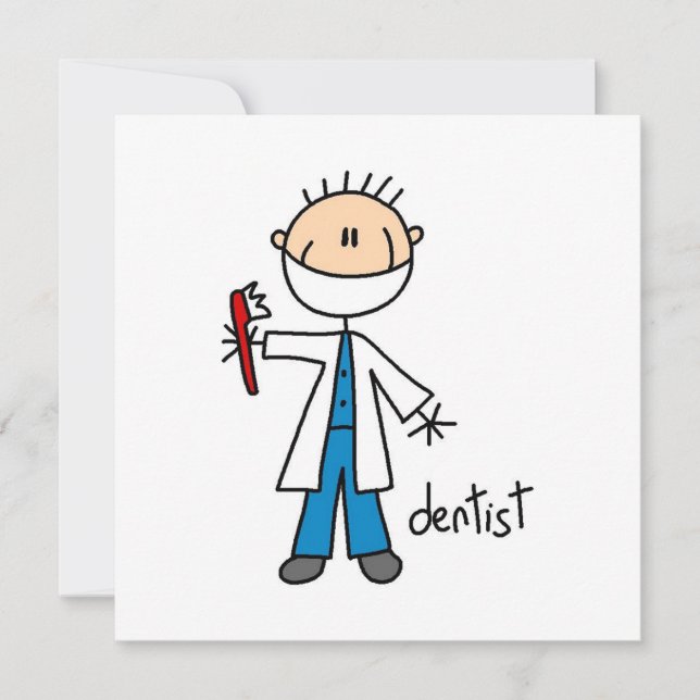 Dentist Stick Figuur (Voorkant)