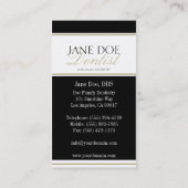 Dentist Tan Script Visitekaartje (Achterkant)