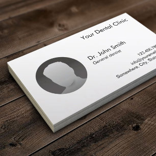 Dentist tandheelkundige Benoemingsminimalistisch A Afsprakenkaartje