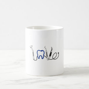 Dentist Teeth Dental Love Tooth Love Funny Gift Koffiemok