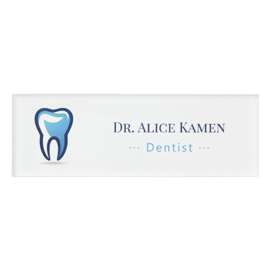 Dentist | Teeth Naambadge (Voorkant)