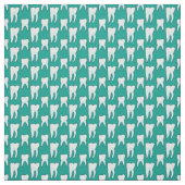 Dentist Teeth Orthodontist Pattern Stof (Swatch)