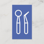 Dentist Tools | Gold Tooth Visitekaartje (Achterkant)