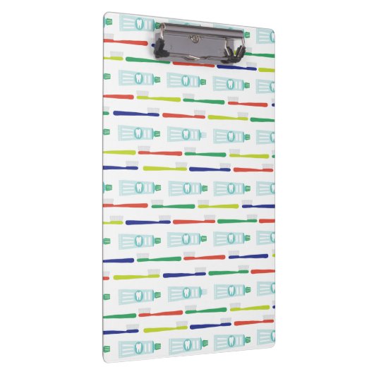 Dentist Toothpenseel Toothpaste Klembord (Rechts)