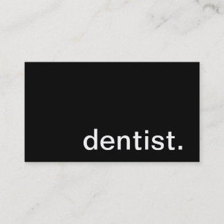 Dentist Visitekaartje