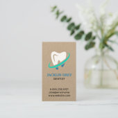 Dentist Visitekaartje (Staand voorkant)