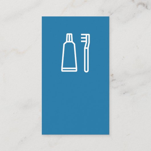 Dentist Visitekaartje (Achterkant)