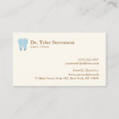 Dentist Visitekaartje Afsprakenkaartje (Voorkant)