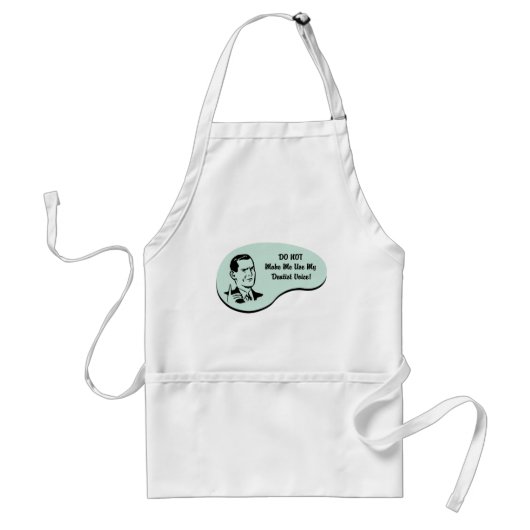Dentist Voice Standaard Schort (Voorkant)