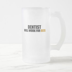 Dentist-Will werkt voor bier Matglas Bierpul