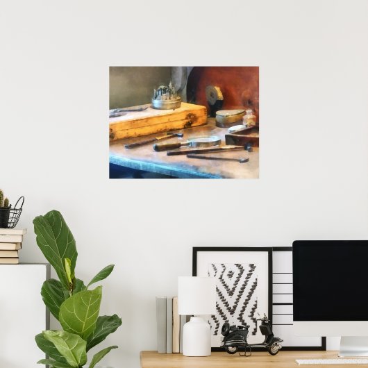 Dentist Workbench Poster (Thuiskantoor)