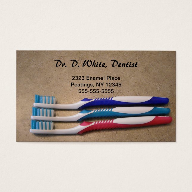 Dentiste - Brosse à dents (Devant)
