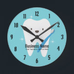 Dentiste Bureau Soins dentaires Sourire dent<br><div class="desc">Dentist Office Dental Care Tooth & Toothbrush Clocks.</div>