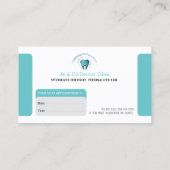 Dentiste | Carte de rendez-vous dentaire (Dos)