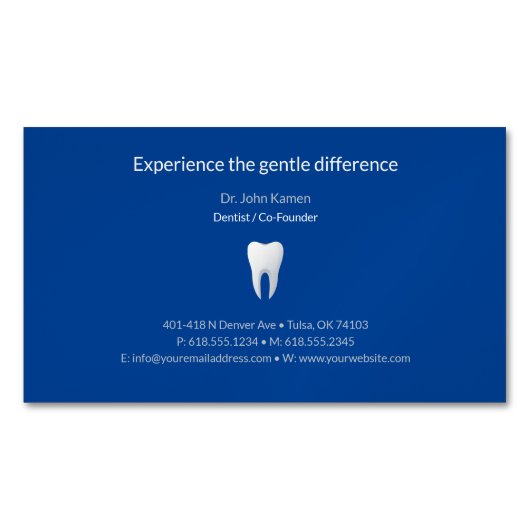 Dentiste | Carte de rendez-vous dentaire (devant)