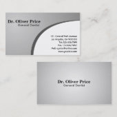 Dentiste - cartes de visite (Devant / Derrière)