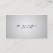 Dentiste - cartes de visite (Dos)