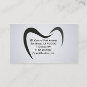 Dentiste - cartes de visite (Dos)