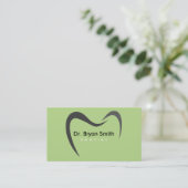 Dentiste - cartes de visite (Debout devant)