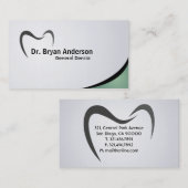 Dentiste - cartes de visite (Devant / Derrière)