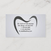 Dentiste - cartes de visite (Dos)