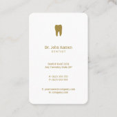 Dentiste classique | Carte de rendez-vous dentaire (Devant)