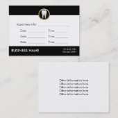 Dentiste dentaire de professionnel de rendez-vous (Devant / Derrière)