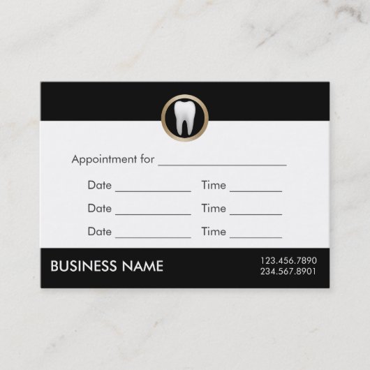 Dentiste dentaire de professionnel de rendez-vous (Devant)