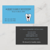Dentiste Dental Dentistra Carte de visite (Devant / Derrière)