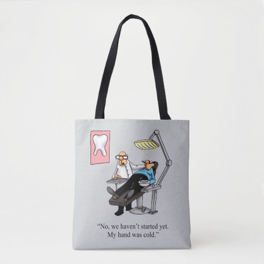 Dentiste Dentist Humour cadeau Sac fourre-tout (Devant)