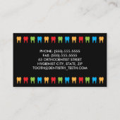 Dentiste, dentiste ou carte de profil (Dos)