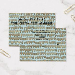 Dentiste Dentistère Rotten Teeth Aide Orthodontie