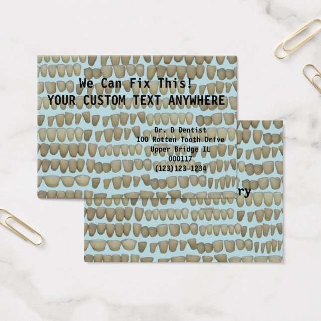 Dentiste Dentistère Rotten Teeth Aide Orthodontie (Bureau)