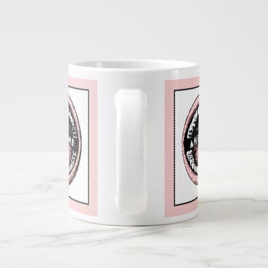 Dentiste drôle Grosse Mug de café (Dos)