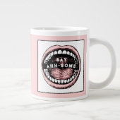 Dentiste drôle Grosse Mug de café (Droite)