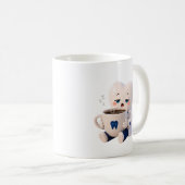 Dentiste drôle Tasse de café Dent de sommeil Cadea (Devant droit)