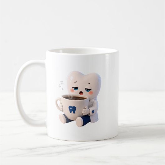 Dentiste drôle Tasse de café Dent de sommeil Cadea (Gauche)