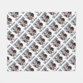 DENTISTE humour couvertures en toison (Devant (Horizontal))