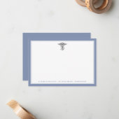 Dentiste Médicale | Carte de correspondance simple (Devant/Arrière en situation)