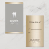 Dentiste moderne de frontière d'or de rendez-vous (Devant / Derrière)