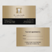 Dentiste moderne Gold Soins dentaires Rendez-vous (Devant / Derrière)