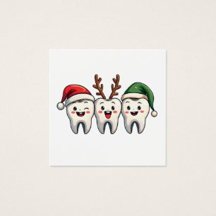 Dentiste Noël Dental Père Noël Floss Xmas Tree