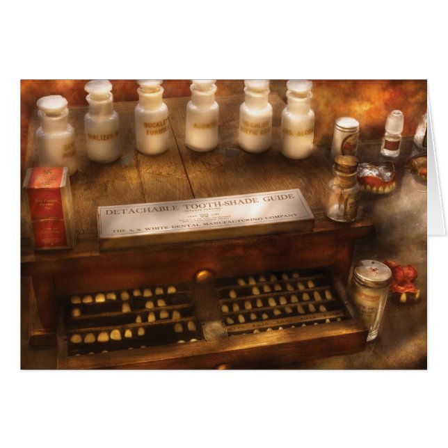 Dentiste - nuances détachables de dent (Devant horizontal)