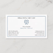 Dentiste pédiatrique | Carte de rendez-vous élégan (Devant)