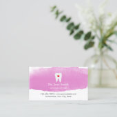 Dentiste Rendez-vous Coeur dentaire Aquarelle Dent (Debout devant)