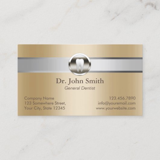 Dentiste Silver Stripe Gold Dental Rendez-vous den (Devant)